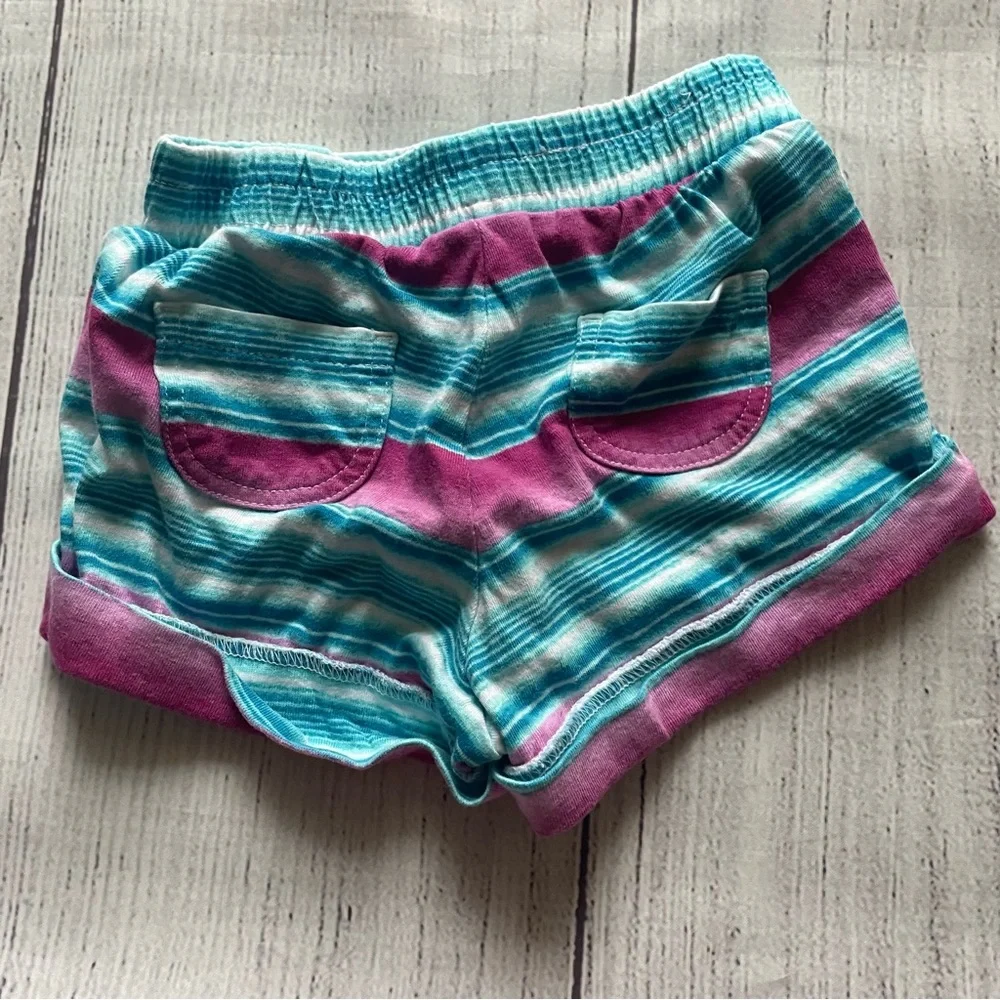 Gymboree Mix N Match Purple Striped Shorts Size 3-6 months